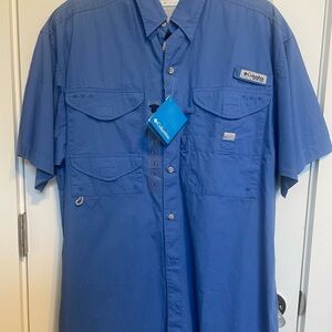 Columbia Blue Short Sleeve Shirt